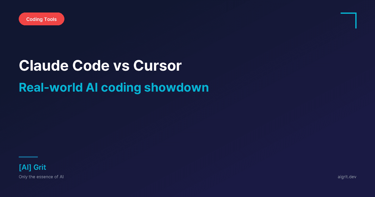 Claude Code vs Cursor: Real-World AI Coding Tool Showdown